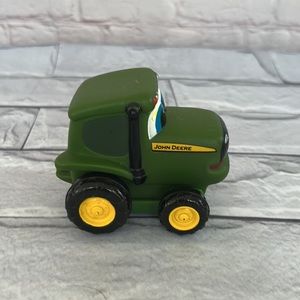 John Deere toy tractor hard plastic